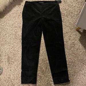 Talbots Black Velvet Trousers